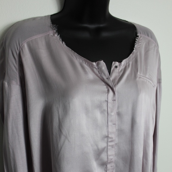 GO> by GOSILK Pink Silk Top - Picture 8 of 8